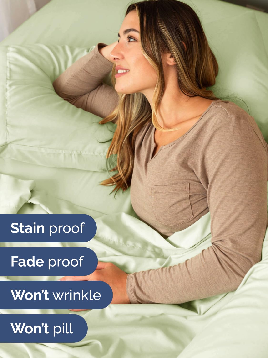 CGK Unlimited microfiber sheet close-up, ultra-soft and breathable texture
