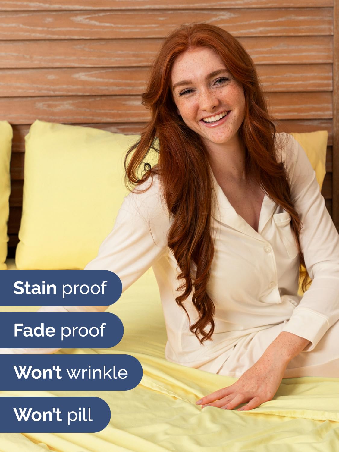 CGK Unlimited microfiber sheets feel ultra-soft and breathable against the skin.
