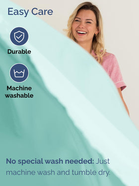 CGK Unlimited microfiber close-up shows soft, breathable fabric
