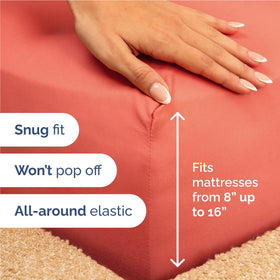 CGK Unlimited microfiber weave detail highlights lightweight, luxurious softness.