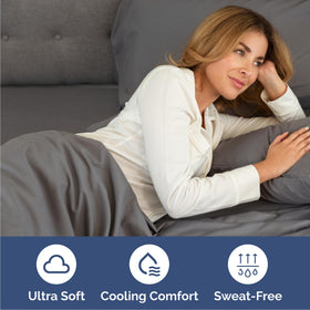 CGK Unlimited four pillowcases 20x30 protect pillows and reduce wear.