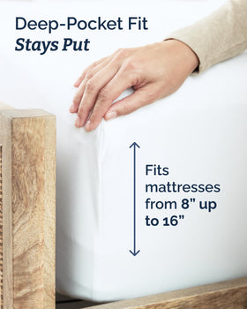 CGK Unlimited pillowcases 20x30 pair complements the luxurious set.