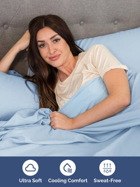 CGK Unlimited pillowcases with secure enclosures keep pillows in place.