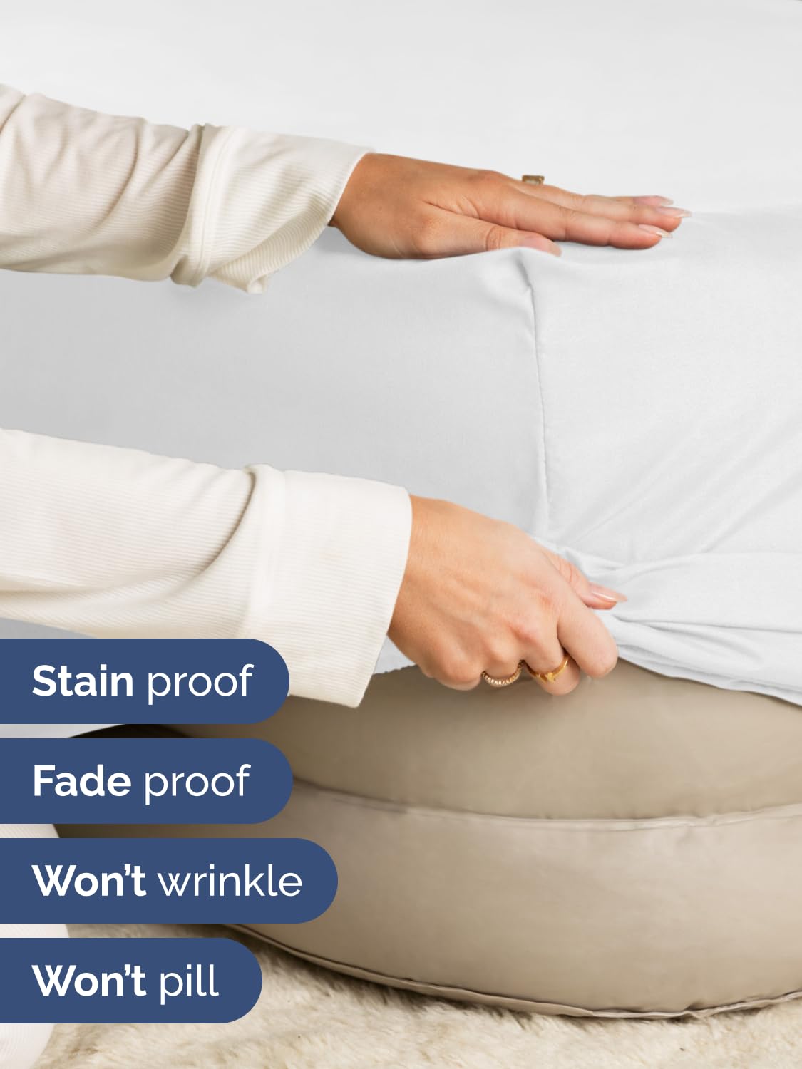 CGK Unlimited premium double brushed fabric king sheet for lasting softness