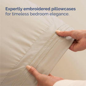 Soft, breathable microfiber fabric texture in Wheat shade.