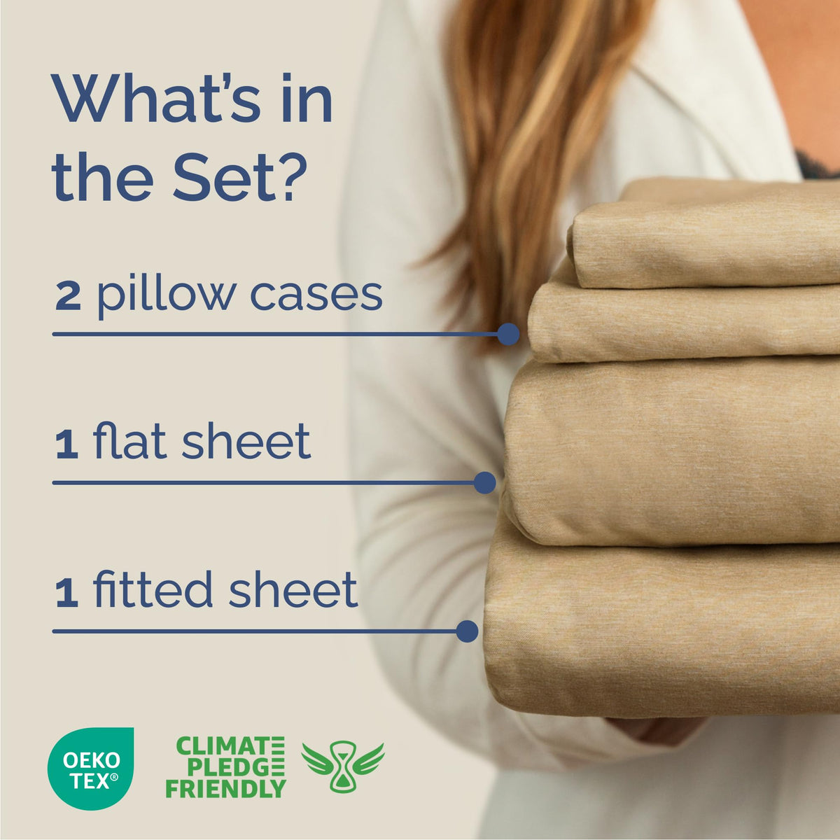 CGK Unlimited queen fitted sheet showing deep pocket fit on mattress