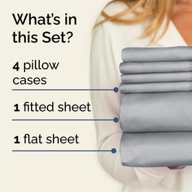 CGK Unlimited queen fitted sheet demonstrates deep pockets for secure fit