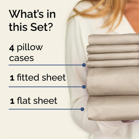 CGK Unlimited queen fitted sheet fits deep mattresses securely and smoothly.