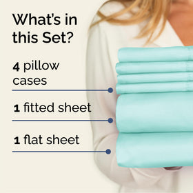CGK Unlimited Queen flat sheet, 90x102 inches, drapes smoothly for bed styling.
