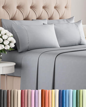 CGK Unlimited queen flat sheet shown for breathable, cool comfort