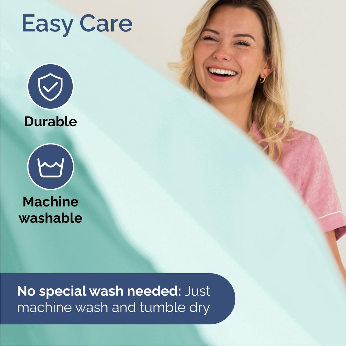 CGK Unlimited microfiber feels silky, lightweight, and breathable for year-round comfort.