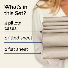 CGK Unlimited queen fitted sheet in wheat highlights deep pocket fit