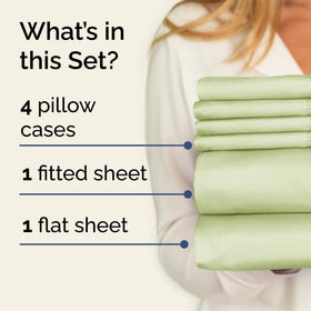 CGK Unlimited Queen fitted sheet with deep pockets for secure fit on mattresses