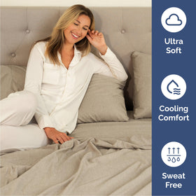 CGK Unlimited queen deep pockets 16in fit securing thick mattresses.