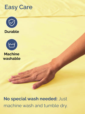 CGK Unlimited queen fitted sheet wrinkle-free for easy care and daily use.