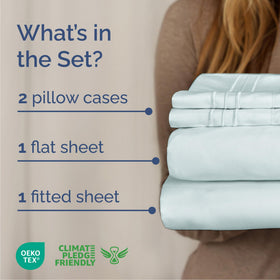 CGK Unlimited queen fitted sheet demonstrates deep pocket fit for thick mattresses.