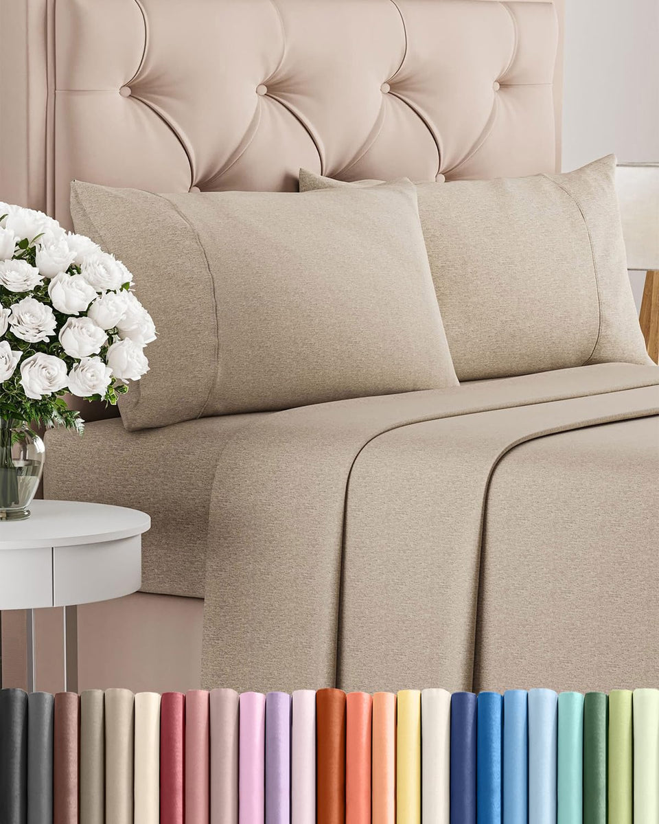 CGK Unlimited queen flat sheet 102x90 showing breathable, cooling comfort.