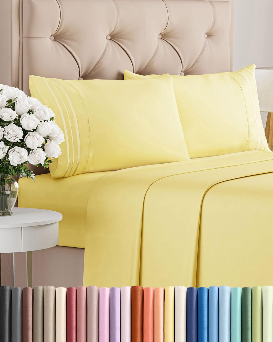 CGK Unlimited Queen flat sheet: silky, breathable comfort for cooler nights.