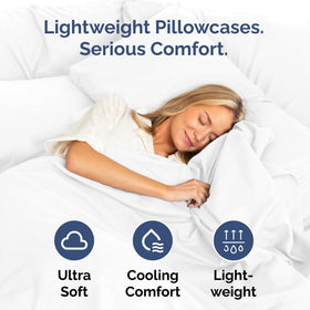 CGK Unlimited Queen pillow cases machine washable for easy care