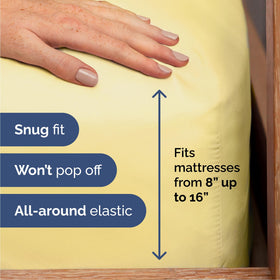 CGK Unlimited two pillow cases: smooth, comfortable sleep all night.