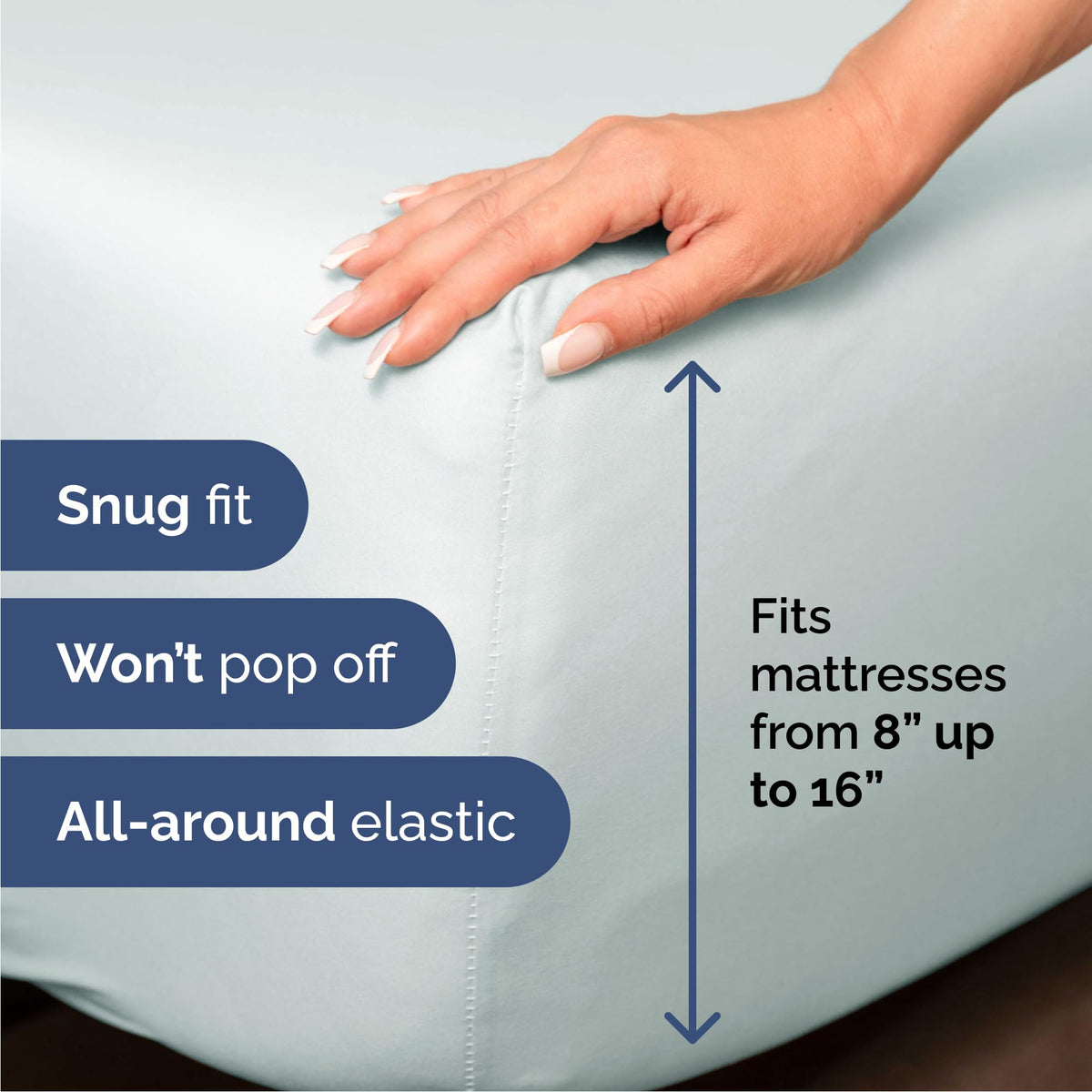 CGK Unlimited queen pillow cases highlight silky softness at bedtime.