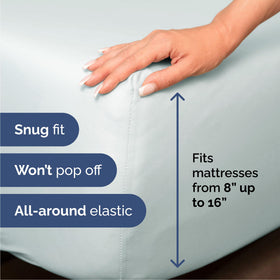 CGK Unlimited queen pillow cases highlight silky softness at bedtime.