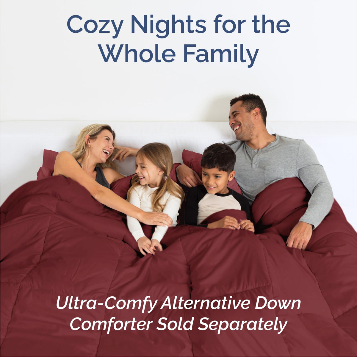 CGK Unlimited queen-sheet set in burgundy enhances bedroom setup.