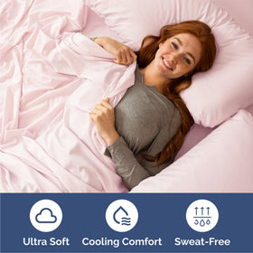 CGK Unlimited deep pocket feature on a queen sheet set