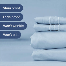 CGK Unlimited deep-pocket queen sheet set for secure mattress fit
