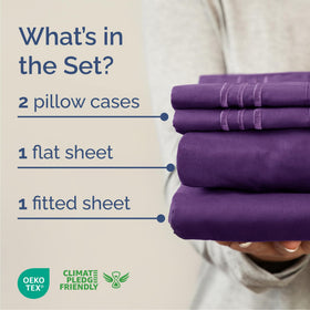 CGK Unlimited queen fitted sheet with 16-inch deep pocket for secure fit