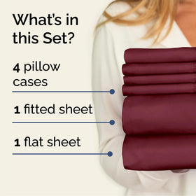 CGK Unlimited queen fitted sheet 60x80 provides snug, deep-pocket fit.