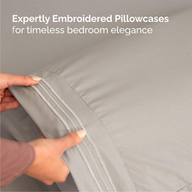 CGK Unlimited pillow cases 20 by 30 inches complete the four-piece set