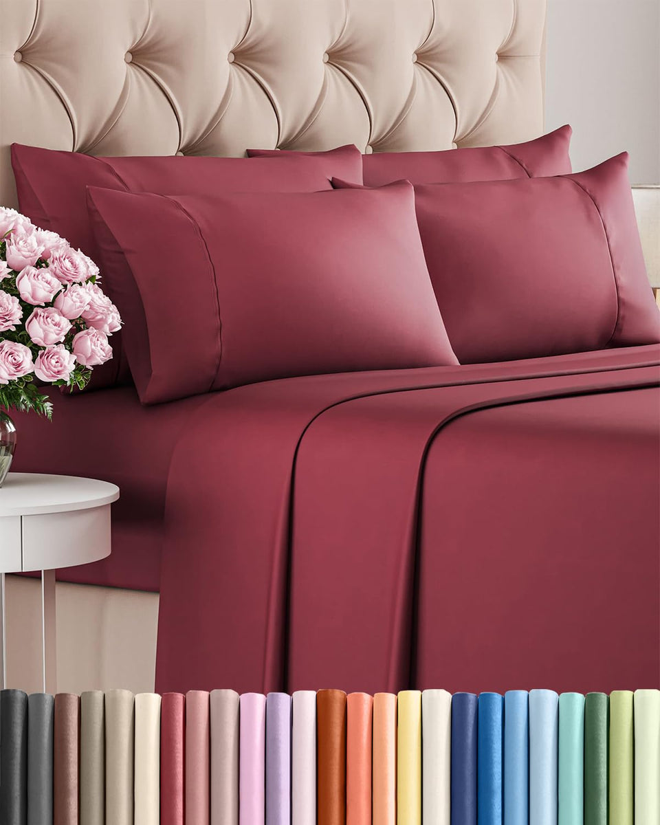 CGK Unlimited queen flat sheet 90x102 delivers cooling, breathable comfort.