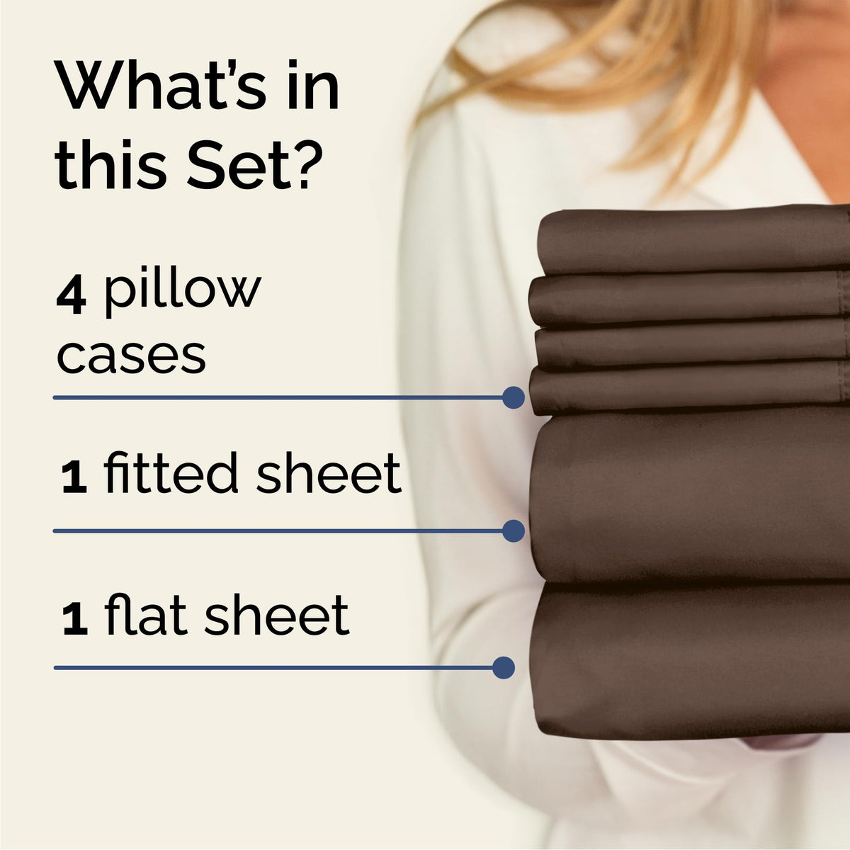 CGK Unlimited Queen Sheet Set flat sheet on bed shows generous queen size.