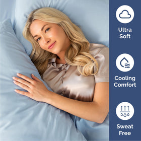 CGK Unlimited queen pillow case close-up with neat stitching