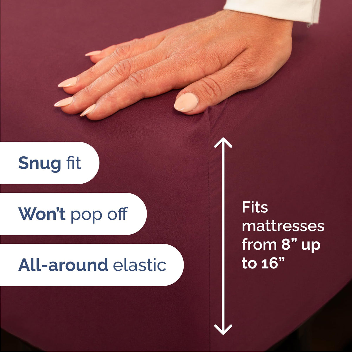 CGK Unlimited queen pillowcases four-pack enhances pillow-soft comfort.