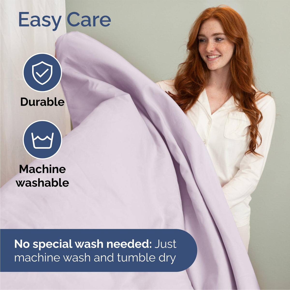 CGK Unlimited wrinkle-free finish keeps sheets neat with less folding effort.