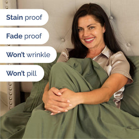 CGK Unlimited deep-pocket sheet secures your mattress for restful nights.