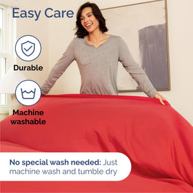 CGK Unlimited sheets in a cozy bedroom setup for versatile comfort