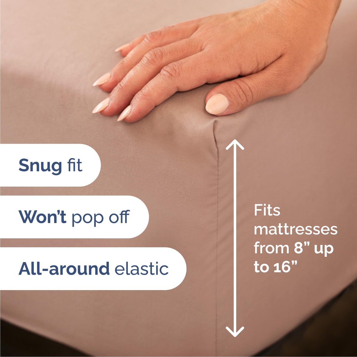 CGK Unlimited pillow cases highlight soft, breathable, wrinkle-free quality.