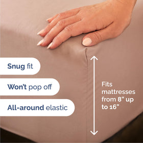 CGK Unlimited pillow cases highlight soft, breathable, wrinkle-free quality.