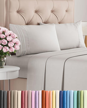 CGK Unlimited Queen Sheet Set soft touch for luxurious comfort.