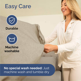 CGK Unlimited queen soft microfiber sheets feel lightweight and breathable.