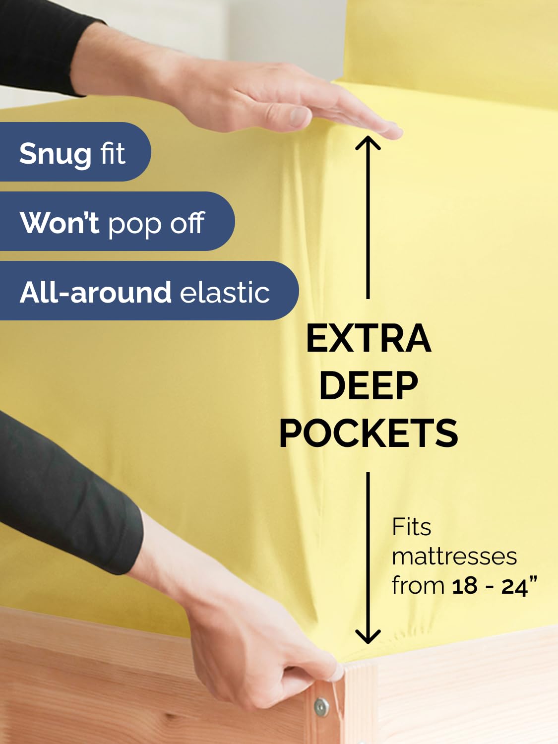 CGK Unlimited pillowcases with secure closures for a neat, stay-put fit.