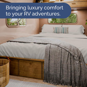 CGK Unlimited French grey colorway for modern RV or home bedrooms