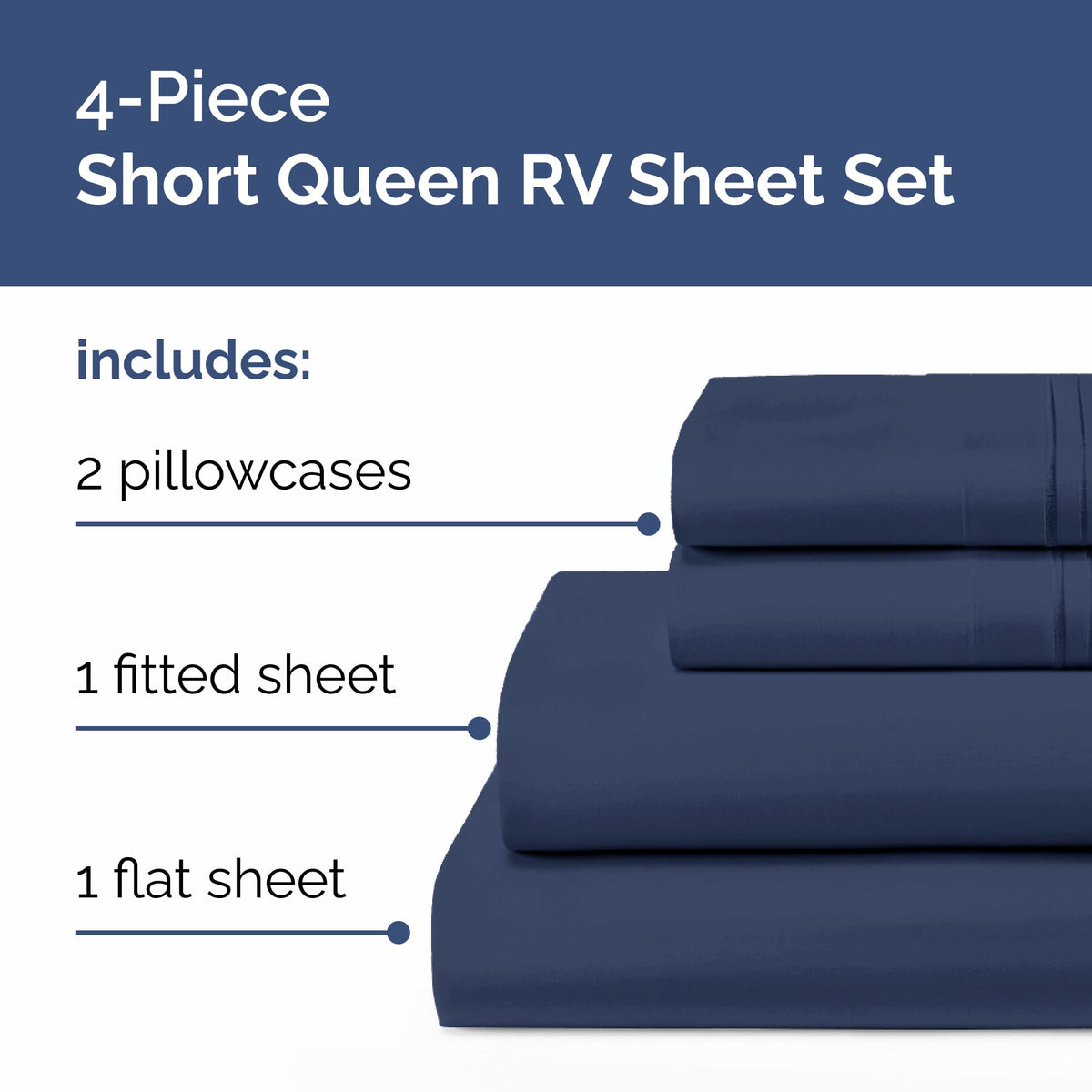 CGK Unlimited short queen sheet closeup fabric weave highlights soft breathable material.