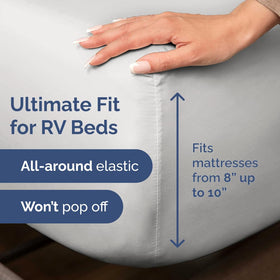 CGK Unlimited short queen pillowcases 20x30 delivering soft comfort on the road