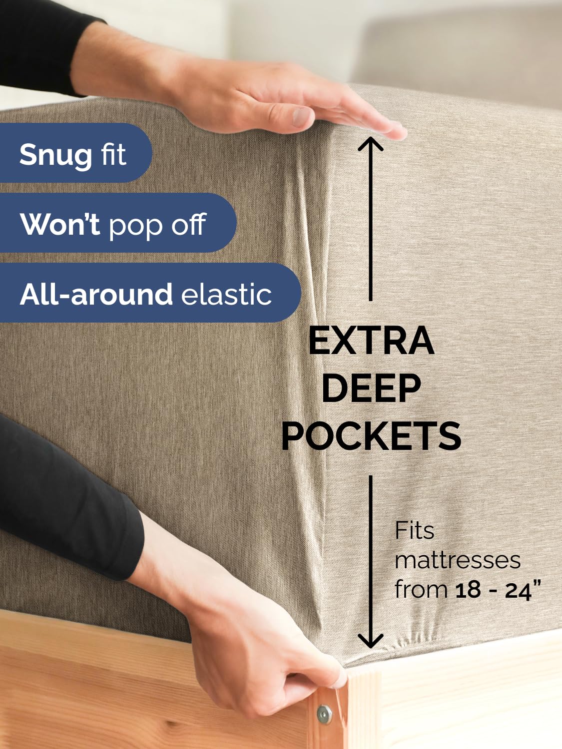 CGK Unlimited six-piece set with four secure-enclosure pillowcases.