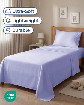 Deep pockets on CGK Unlimited sheets fitting mattresses up to 16 inches.