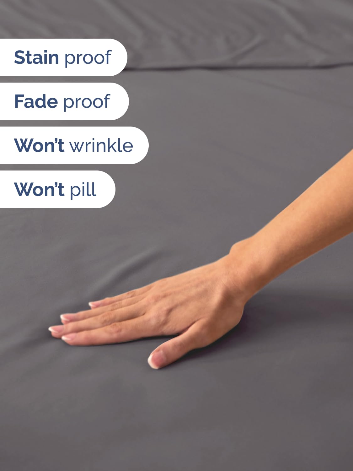CGK Unlimited soft cooling microfiber fabric provides breathable comfort all night.
